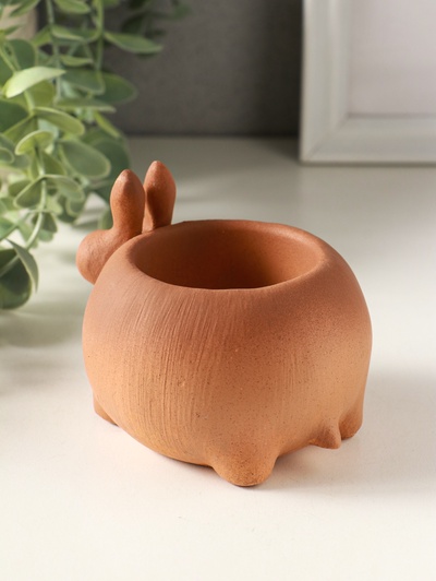 Подставка для мелочей «Медоед» 8×10×8 см, коричневый, гипс