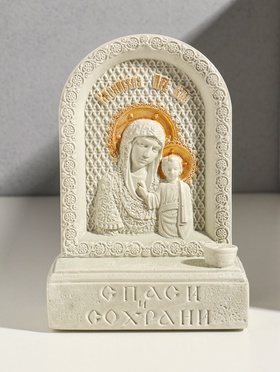 Икона с подставкой под свечу 