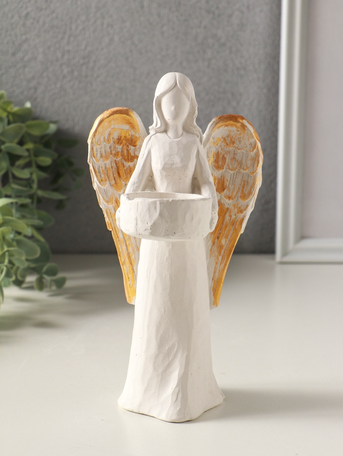 Подсвечник на 1 свечу «Ангел большой», 18×10×10 см - Фото 1