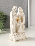 Статуэтка "Семья большая" 18х10х7 см, белый, с росписью - фото 65465227