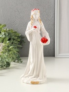 Фигурка гипс «Богиня Молодости Идунн», 21×8 см, белый, с росписью - фото 65465230