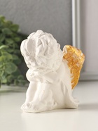 Фигурка гипс «Ангел спит», 10×8×7 см, белый с позолотой  (артикул 10970224)  большой выбор товаров оптом и в розницу по низким ценам с доставкой