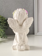 Фигурка гипс «Ангел с сердечком на коленях», 18×11×8 см, белый с росписью - Фото 3