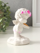 Фигурка гипс «Ангел со скрипкой», 14×9×9 см, белый с росписью 10970233