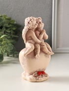 Фигурка гипс «Ангелочки на сердце», 15 см, эффект старения, слоновая кость - Фото 2