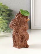 Фигурка гипс «Медведь с балалайкой», 12×7 см, коричневый - Фото 4