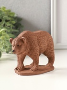 Фигурка гипс «Медведь идет», 9×12×6 см - фото 65465303