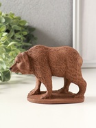 Фигурка гипс «Медведь идет», 9×12×6 см - фото 65465306