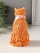 Фигурка гипс «Йольский КОТ», с мешком монет, 13×9×7 см, рыжий - фото 65465314