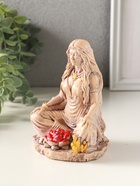 Статуэтка "Богиня любви Парвати" 11х9х7 см, гипс, слоновая кость - фото 65465367
