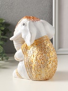 Фигурка гипс «Слон Индийски», 15×12×11 см, серый с росписью 10970274