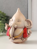 Фигурка гипс «Ганеш», 14×13×9 см, эффект состаривания, слоновая кость - фото 65465407