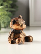 Статуэтка "Мишка геометрический", 6х6х5 см, винтажная бронза - фото 65465409