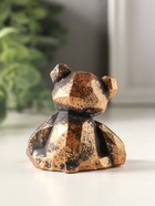 Статуэтка "Мишка геометрический", 6х6х5 см, винтажная бронза - фото 65465410