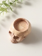 Подсвечник "Череп" эффект состаривания, слоновая кость 10970281