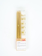 УЦЕНКА Набор свечей для торта "Воздушные шарики", 12 шт, золотой и белый - Фото 5