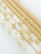 УЦЕНКА Набор свечей для торта "Воздушные шарики", 12 шт, золотой и белый - Фото 6