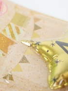 УЦЕНКА Свеча в торт на шпажке "Воздушный шарик.Звезда", цифра 4, 5,5 см, золотая 10981129