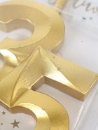 УЦЕНКА Свеча в торт «Юбилейная», цифра 35, золотая - Фото 6