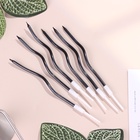 УЦЕНКА Свечи для торта витые "Серпантин" 6 шт, коктейльные, мокрый асфальт - Фото 3