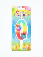 УЦЕНКА Свеча для торта цифра "Подарок", 9.9 см, цифра "0"" 10981148