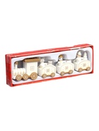 УЦЕНКА Сувенир "Новогодний поезд", 19 см, цвет белый - Фото 2