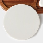 УЦЕНКА Набор для подачи сыра «Мрамор», 2 ножа, 28×18.5×1.5 см, акация - Фото 2