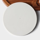 УЦЕНКА Набор для подачи сыра «Мрамор», 2 ножа, 28×18.5×1.5 см, акация - Фото 3