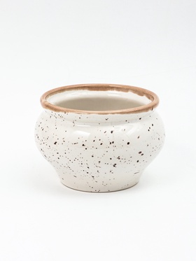 УЦЕНКА Горшок для запекания 11.5 см, h=11.5 см, 500 мл Punto bianca, нет крышки 10981289