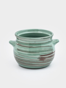 УЦЕНКА Горшок керамический для запекания «Пиканто» 0.65 л / 12.5×11.5 см, скандинавия, нет крышки 10981309