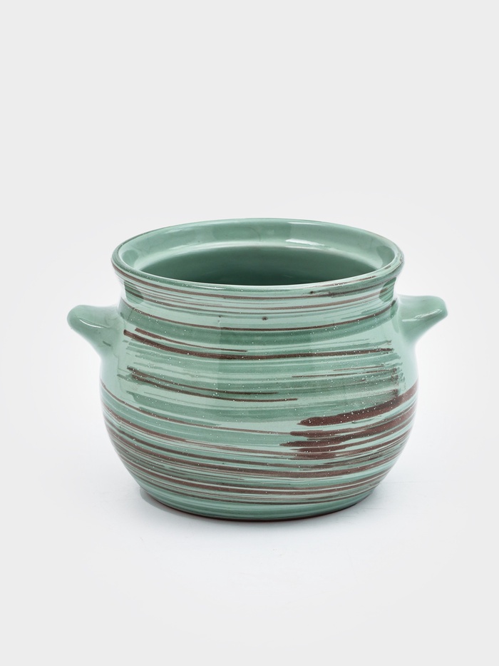 УЦЕНКА Горшок керамический для запекания «Пиканто» 0.65 л / 12.5×11.5 см, скандинавия, нет крышки - Фото 1