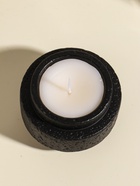 Свеча в подсвечнике вулканическом «Цилиндры», чёрная, 8.1×8.1×5.4 см 10914024