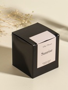 Свеча в подсвечнике вулканическом «Лава», зелёная, 8.5×8.5×7.5 см 10914027