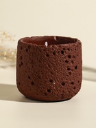 Свеча в подсвечнике вулканическом «Лава», терракот, 8.5×8.5×7.5 см - Фото 6