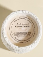 Свеча в подсвечнике вулканическом «Лава», белая, 8.5×8.5×7.5 см - Фото 3