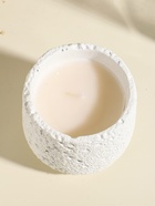 Свеча в подсвечнике вулканическом «Лава», белая, 8.5×8.5×7.5 см - Фото 5