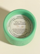 Свеча в подсвечнике вулканическом «Изгиб», мятная, 8.3×8.5×7 см 10914033