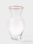 Ваза «Миа», 23×10.5 см, стекло, прозрачно-золотая - фото 120384504