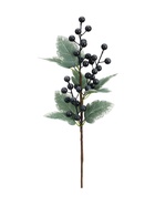 Цветы искусственные «Ветка ягодная», h=30 см, синие  (артикул 10935327)  большой выбор товаров оптом и в розницу по низким ценам с доставкой