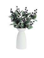 Цветы искусственные «Ветка ягодная», h=30 см, синие  (артикул 10935327)  большой выбор товаров оптом и в розницу по низким ценам с доставкой