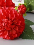 Цветы искусственные «Хризантема Бранхил черри», d=9 см, h=49 см, красные 10935332