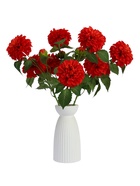 Цветы искусственные «Хризантема Бранхил черри», d=9 см, h=49 см, красные  (артикул 10935332)  большой выбор товаров оптом и в розницу по низким ценам с доставкой