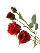 Цветы искусственные «Роза Августина галант», d=6 см, h=55 см, красные 10935333