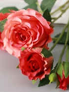 Цветы искусственные «Роза Августина галант», d=6 см, h=55 см, персиковые  (артикул 10935335)  большой выбор товаров оптом и в розницу по низким ценам с доставкой