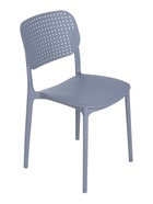 Стул пластиковый, с перфорацией, цвет графит - Фото 8