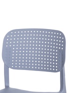 Стул пластиковый, с перфорацией, цвет графит - Фото 6