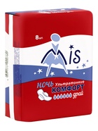 Прокладки Mis «Ультратонкие» ночь комфорт драй 8 шт. - Фото 2