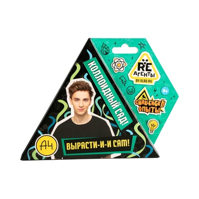 УЦЕНКА Научно-познавательный набор "Коллойдный сад" "Влад А4", модели "Re-агенты"