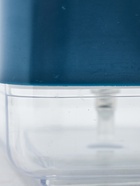 УЦЕНКА Дозатор для моющего средства с подставкой для губки, губка в комплекте, цвет синий - Фото 5