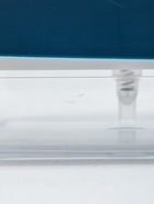 УЦЕНКА Дозатор для моющего средства с подставкой для губки, губка в комплекте, синяя - Фото 6